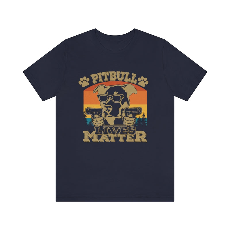 Pittbull Lives Matter Unisex Jersey Short Sleeve Tee