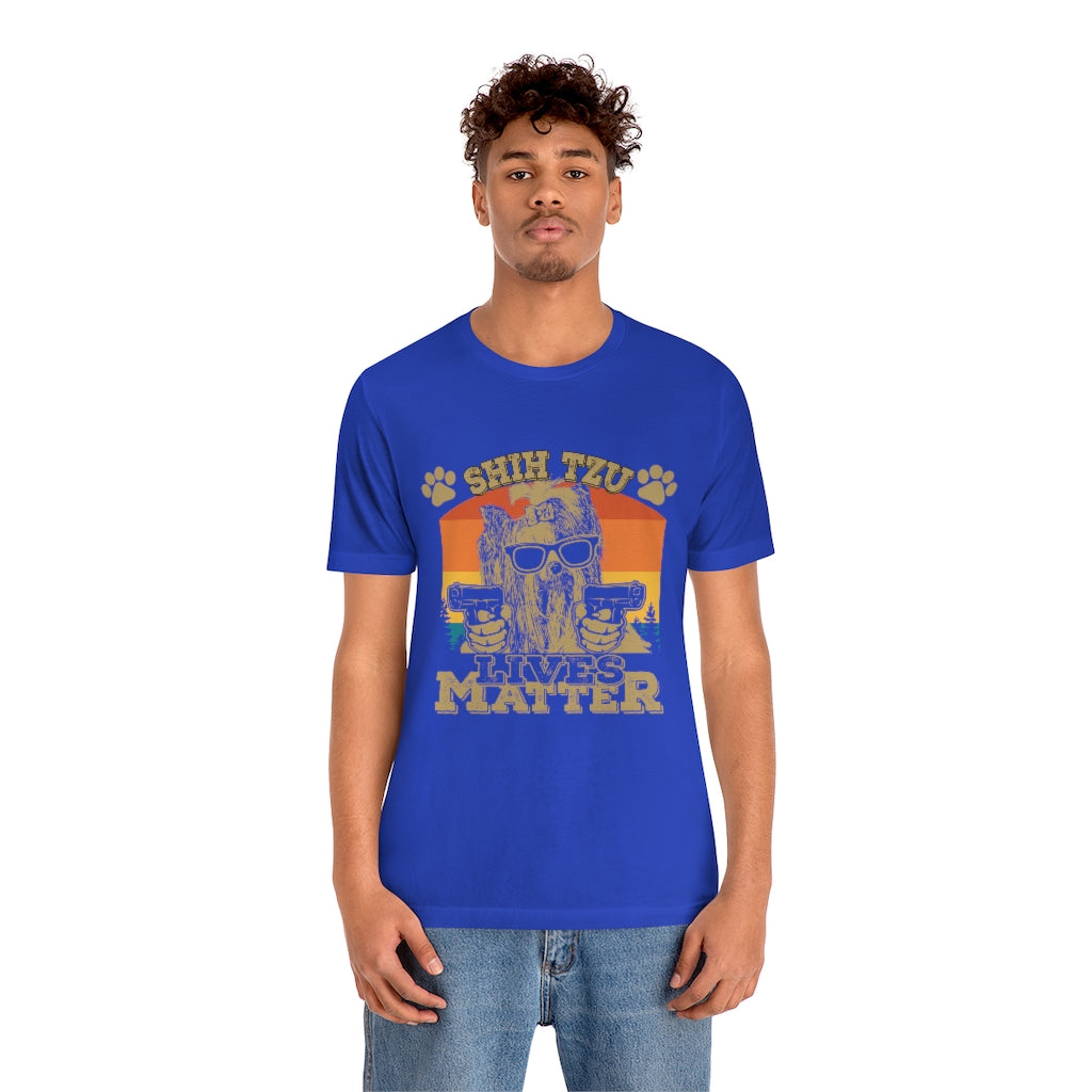 Shih Tzu Lives Matter Unisex Jersey Short Sleeve Tee
