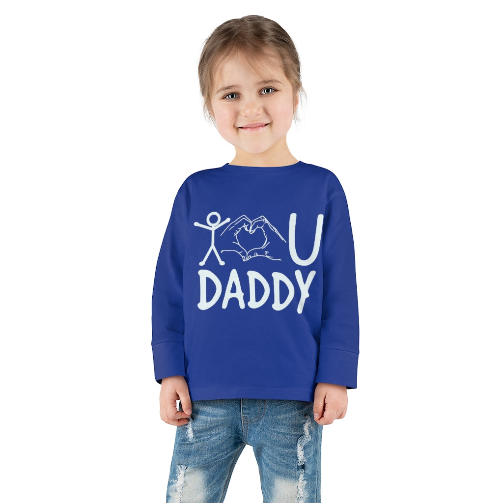 Love Daddy Toddler Long Sleeve Tee