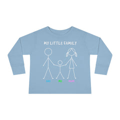 My Little Family Toddler Long Sleeve Tee