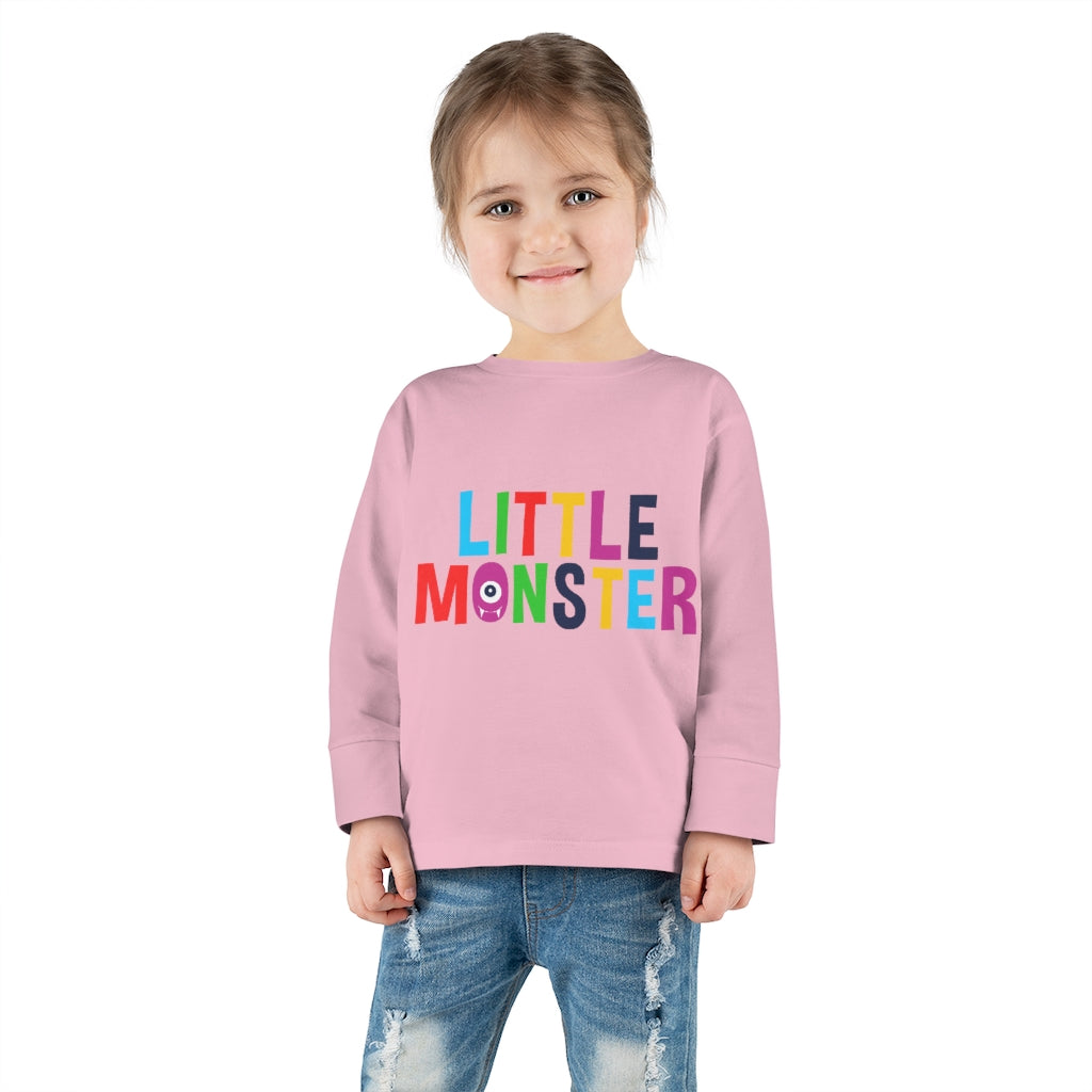 Little Monster Toddler Long Sleeve Tee