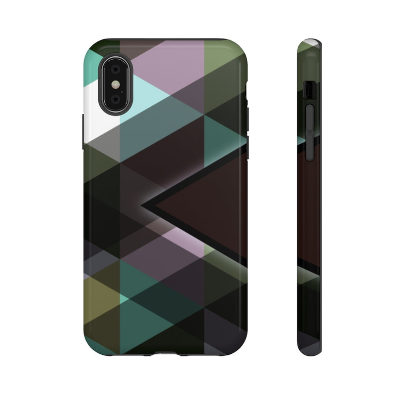 Plaid Geometric iPhone Tough Cases