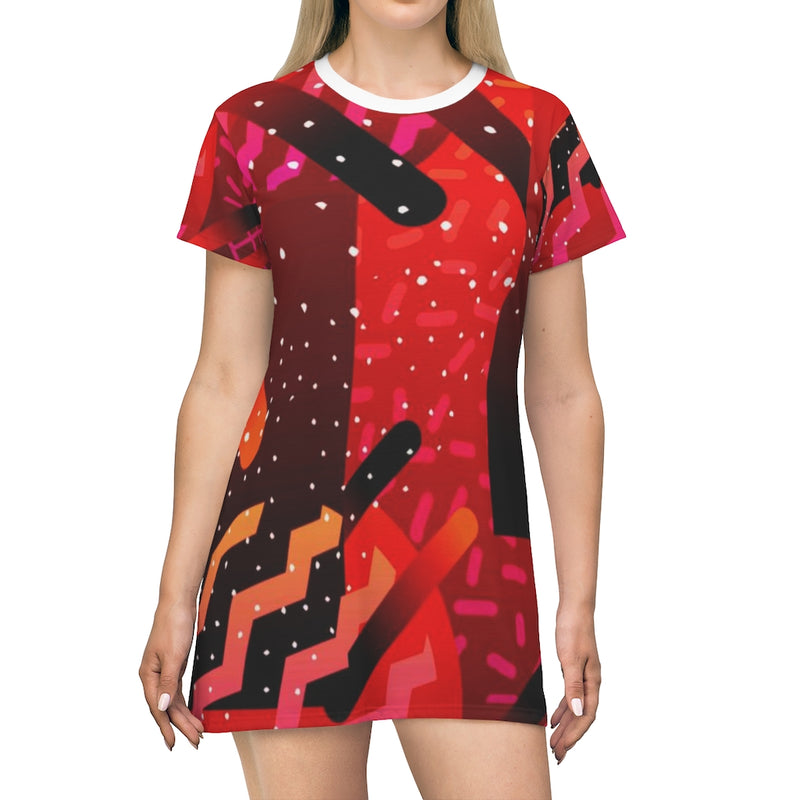 Sprinkles Geometric T-Shirt Dress