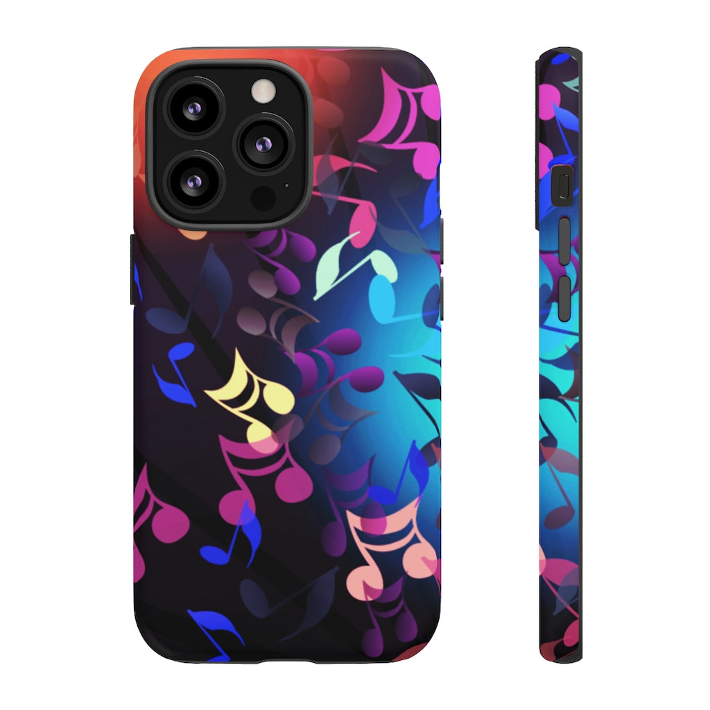 Scattered Notes Music iPhone Tough Cases