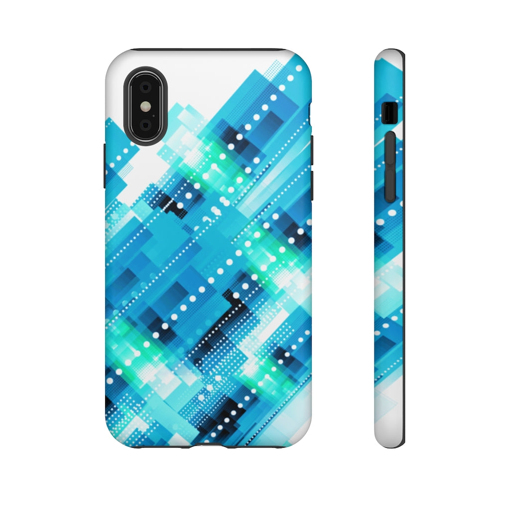 Ribbon Geometric iPhone Tough Cases