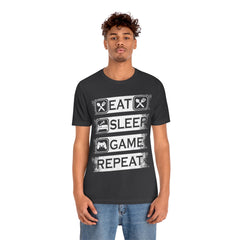 Gaming Repeat Unisex Jersey Short Sleeve Tee