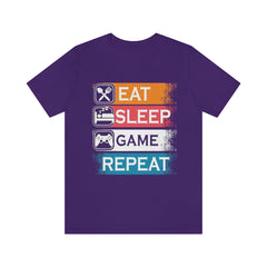 Gaming Repeat Unisex Jersey Short Sleeve Tee