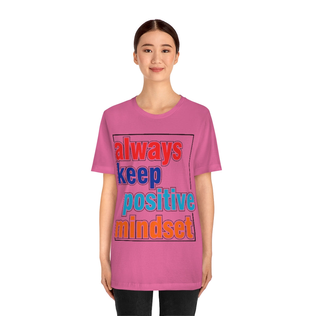 Positive Mindset Unisex Jersey Short Sleeve Tee