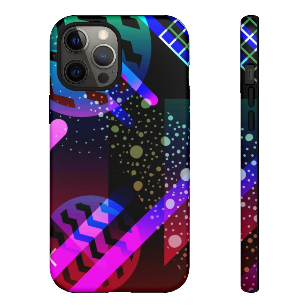 Zigzag Geometric iPhone Tough Cases