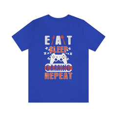 Gaming Repeat Unisex Jersey Short Sleeve Tee