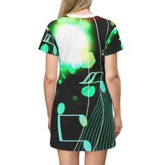 Lost Notes Music T-Shirt Dress