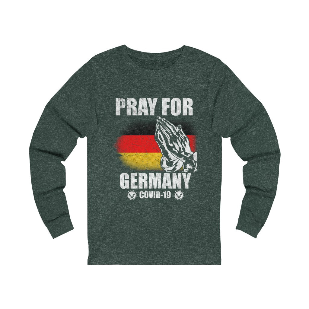 Pray For Germany Unisex Jersey Long Sleeve Tee
