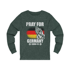 Pray For Germany Unisex Jersey Long Sleeve Tee