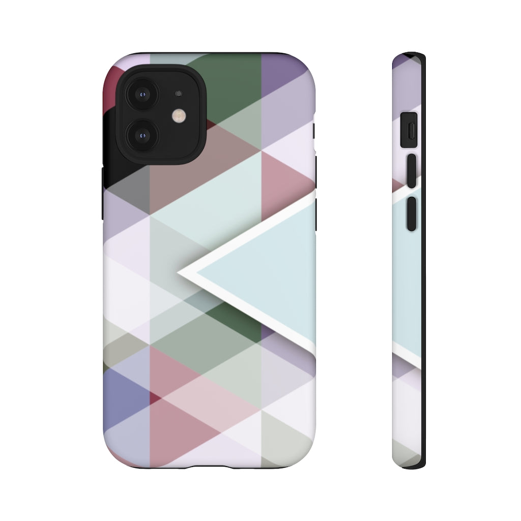 Plaid Geometric iPhone Tough Cases
