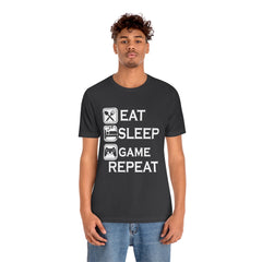 Gaming Repeat Unisex Jersey Short Sleeve Tee