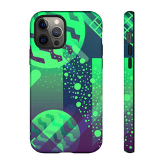 Zigzag Geometric iPhone Tough Cases