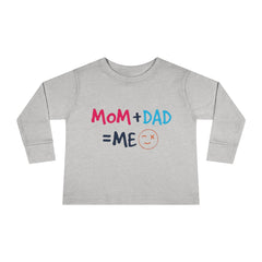 Mom Dad Me Toddler Long Sleeve Tee