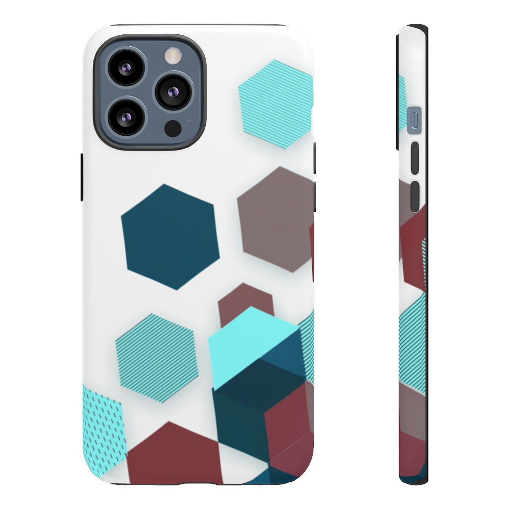 Hexagon Geometric iPhone Tough Cases