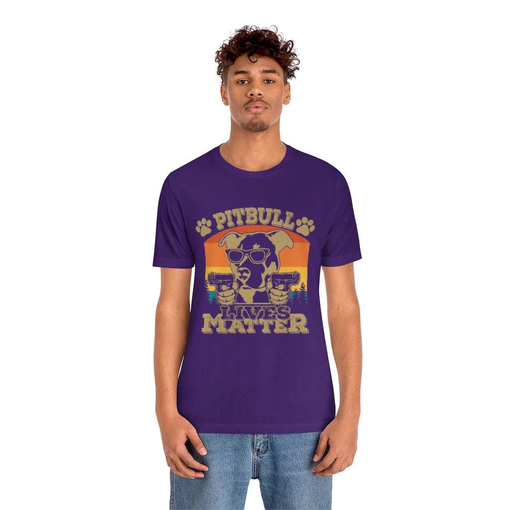 Pittbull Lives Matter Unisex Jersey Short Sleeve Tee