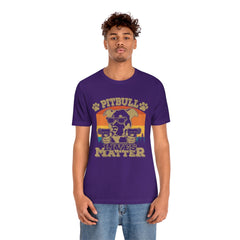 Pittbull Lives Matter Unisex Jersey Short Sleeve Tee