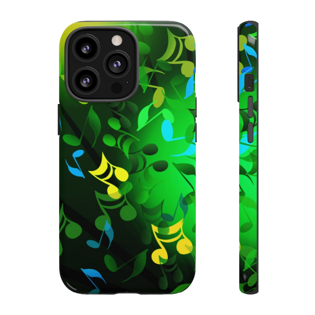 Scattered Notes Music iPhone Tough Cases