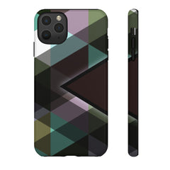 Plaid Geometric iPhone Tough Cases