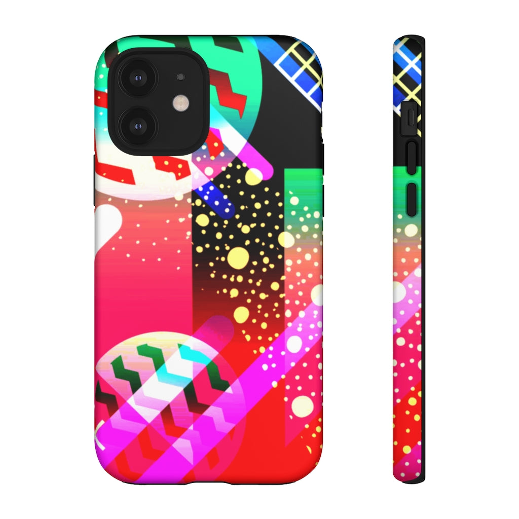 Zigzag Geometric iPhone Tough Cases