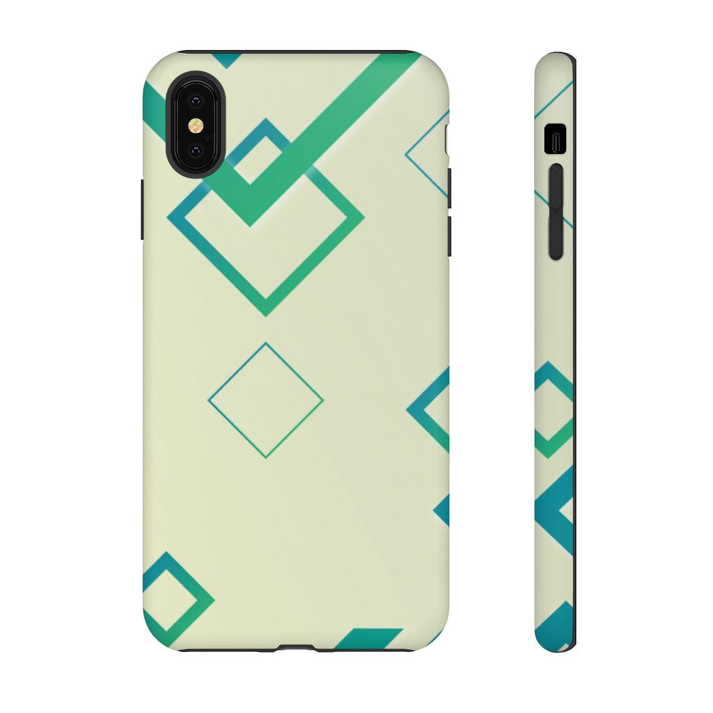 Boxed Geometric iPhone Tough Cases