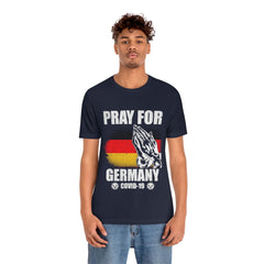Pray For Germany Unisex Jersey Short Sleeve Tee