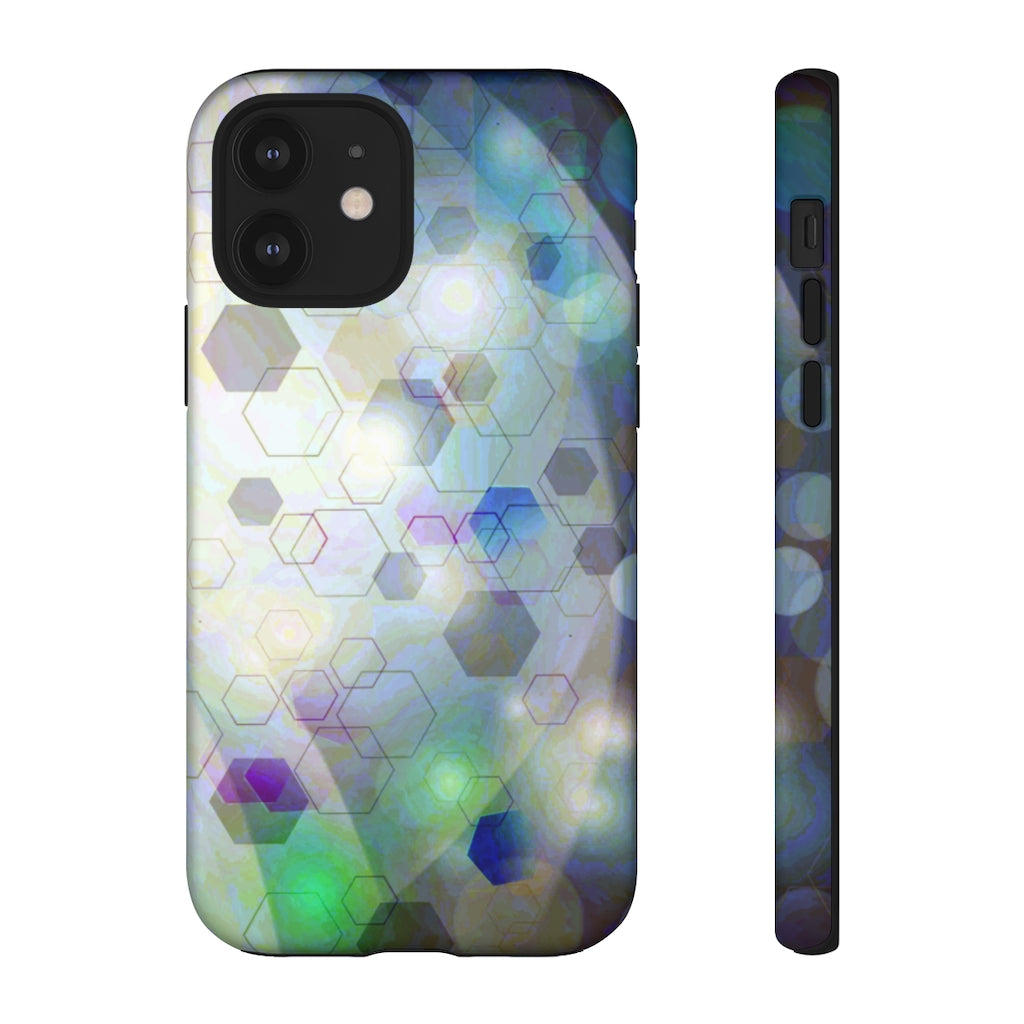 Hexagon Flash Geometric iPhone Tough Cases