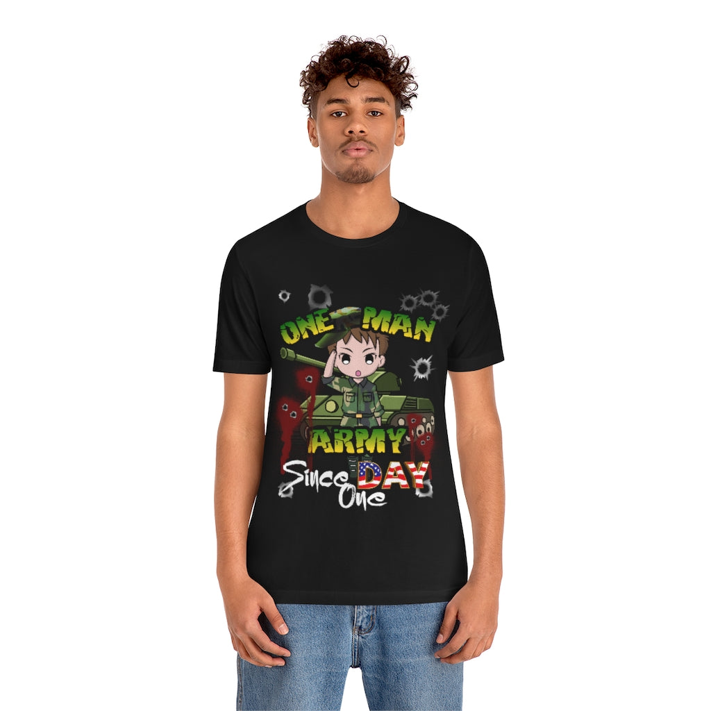 One Man Army Unisex Jersey Short Sleeve Tee