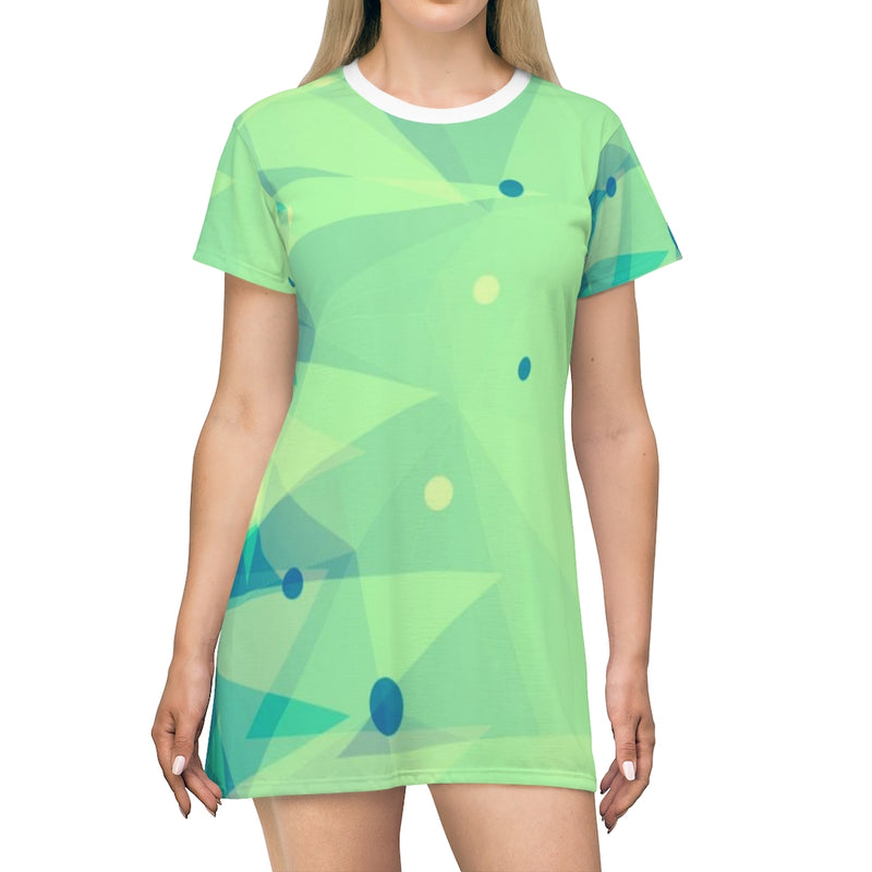 Glass Geometric T-Shirt Dress