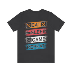 Gaming Repeat Unisex Jersey Short Sleeve Tee