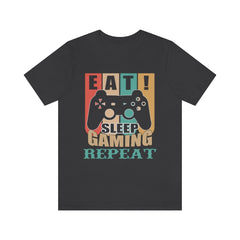 Gaming Repeat Unisex Jersey Short Sleeve Tee