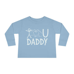 Love Daddy Toddler Long Sleeve Tee