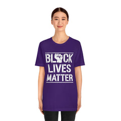 Black Lives Matter Unisex Jersey Short Sleeve Tee