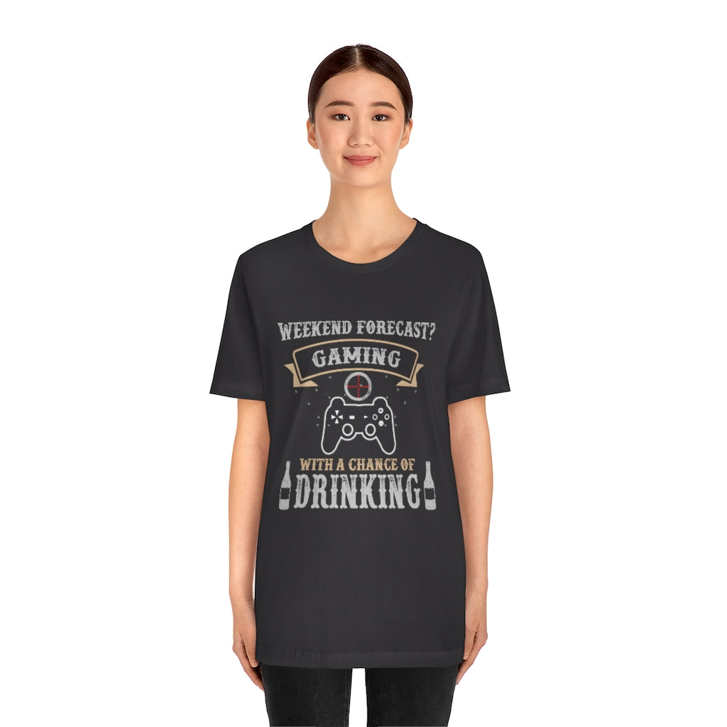 Weekend Forecast Unisex Jersey Short Sleeve Tee