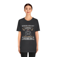 Weekend Forecast Unisex Jersey Short Sleeve Tee