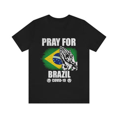 Pray For Brazil Unisex Jersey Short Sleeve Tee
