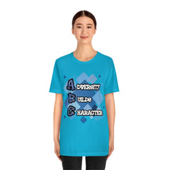Adversity Builds Character Unisex Jersey Short Sleeve Tee