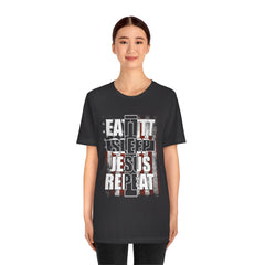 Jesus Repeat Unisex Jersey Short Sleeve Tee