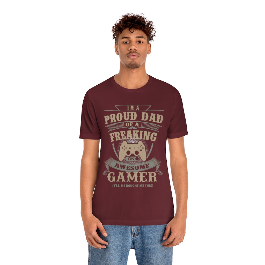 Proud Dad Unisex Jersey Short Sleeve Tee