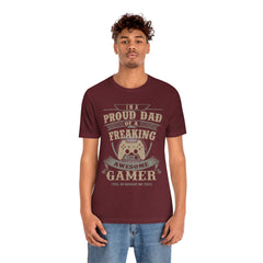 Proud Dad Unisex Jersey Short Sleeve Tee
