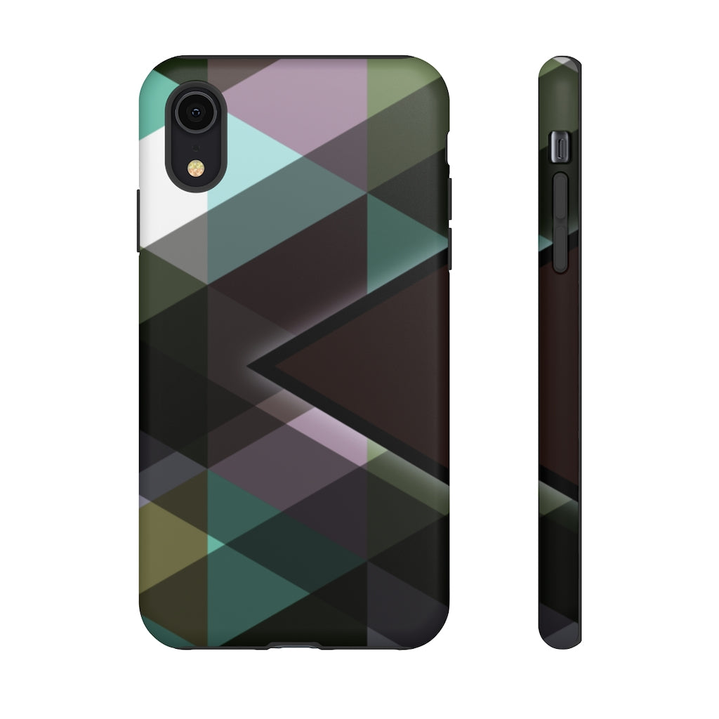 Plaid Geometric iPhone Tough Cases