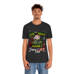 One Man Army Unisex Jersey Short Sleeve Tee