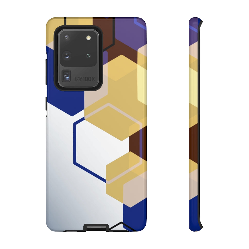 Hexagon Geometric Samsung Galaxy Tough Cases
