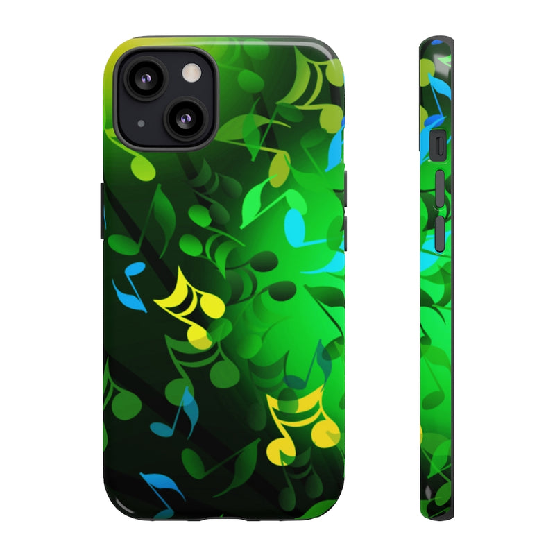Scattered Notes Music iPhone Tough Cases