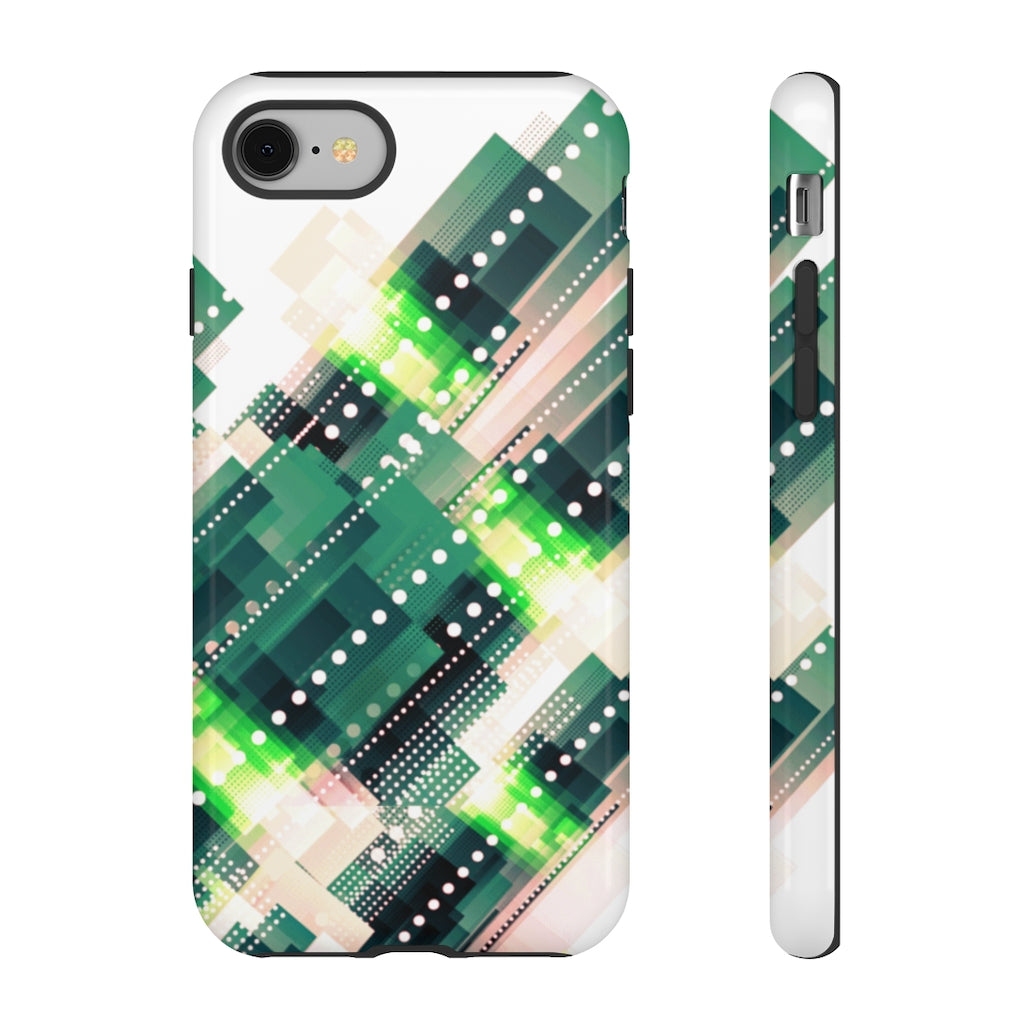 Ribbon Geometric iPhone Tough Cases