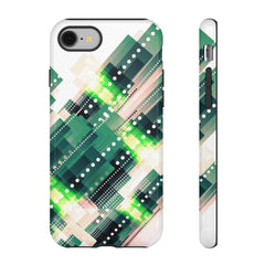Ribbon Geometric iPhone Tough Cases