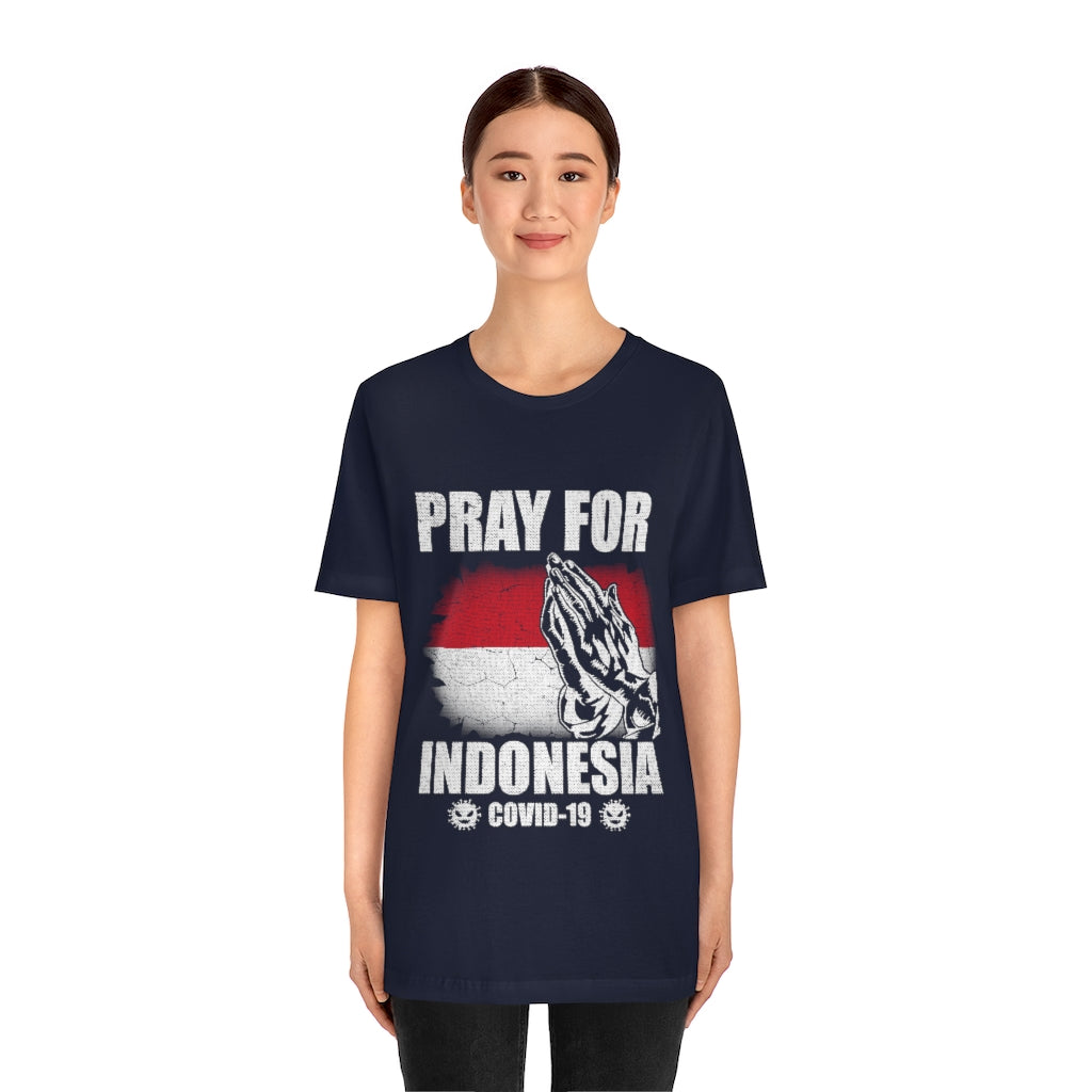 Pray For Indonesia Unisex Jersey Short Sleeve Tee